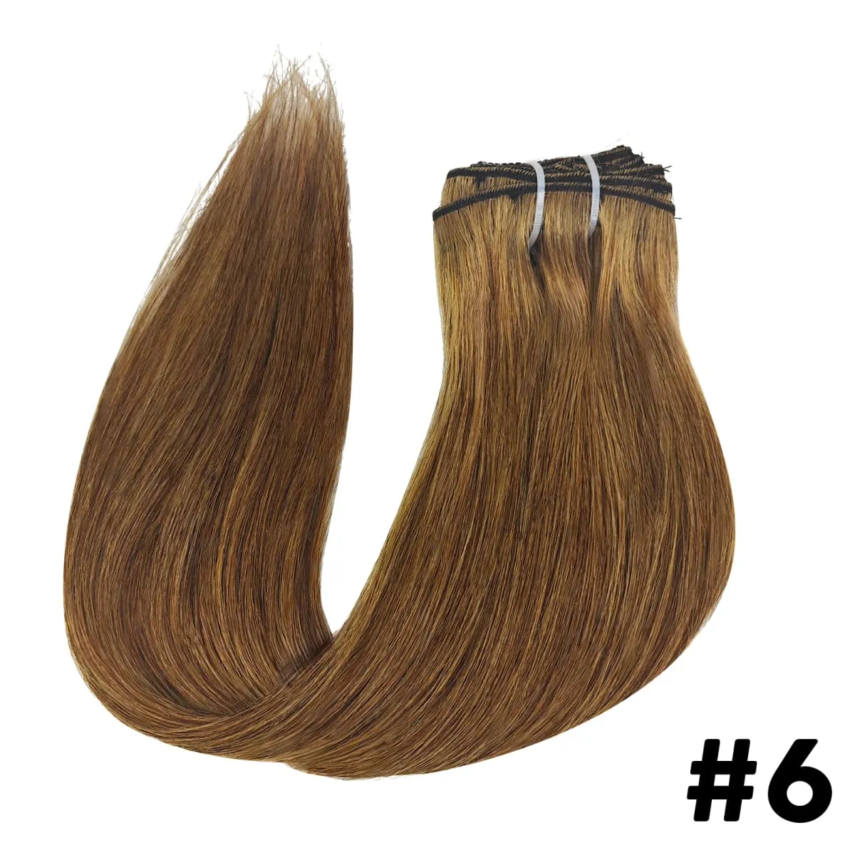 Clip Ins Straight Seamless Brazilian Human Hair Extensions 10A Brazilian Virgin Human Hair 8 Pcs Clip In Extensions 120G/Pack