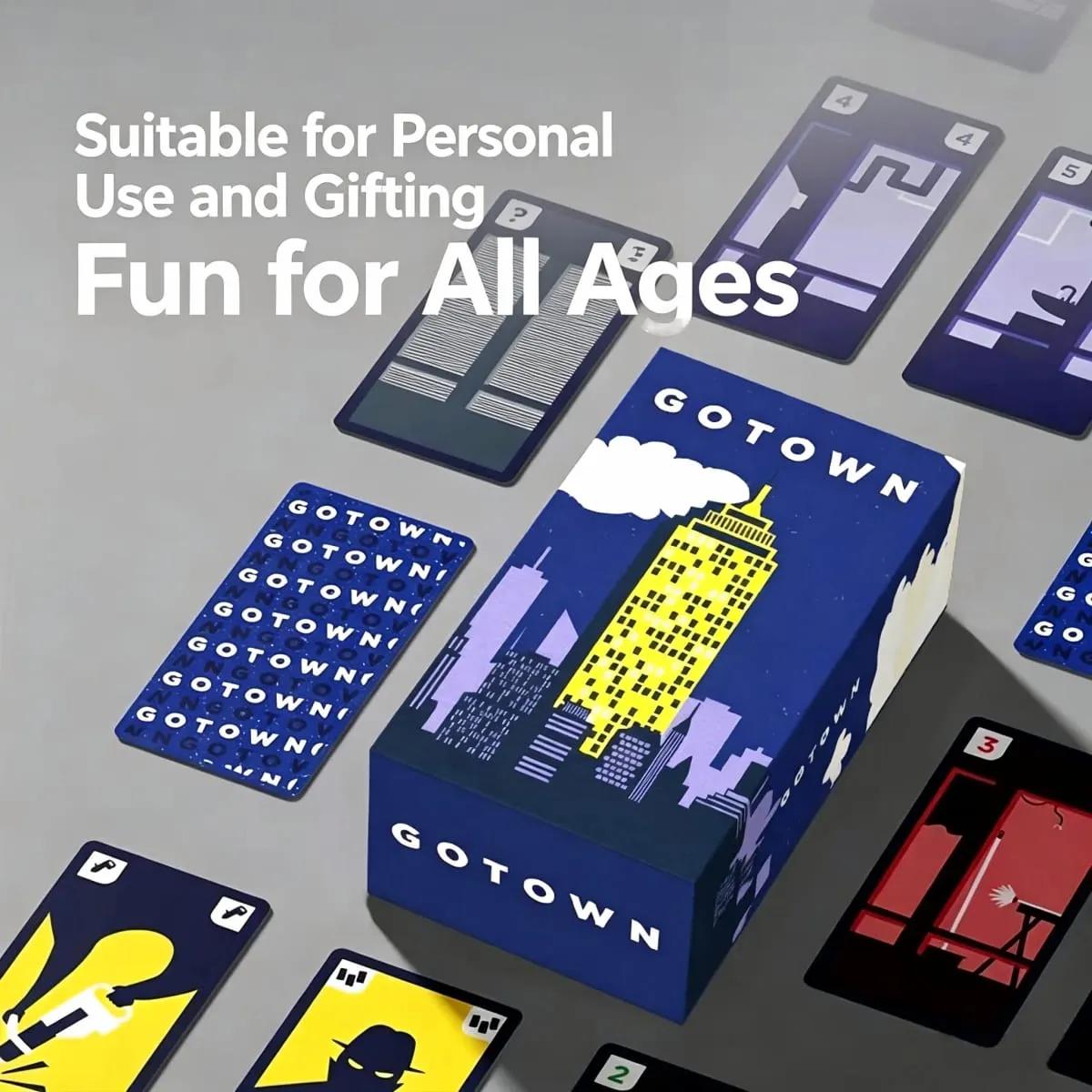 Skyscraper Card Board Game Pocket Portable Urban Adventure Tabletop Game Multiplayer Casual Interactive Party Game for Friends — image 1