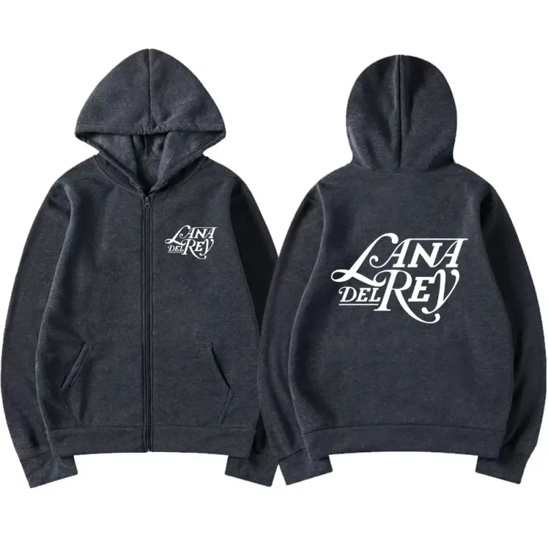 Lana Del Rey Graphic Logo Zipper Hoodie Lalaki Babae Vintage Oversized Zip Up Sweatshirt Fashion Fleece Hoodies Jackets Streetwear — image 10