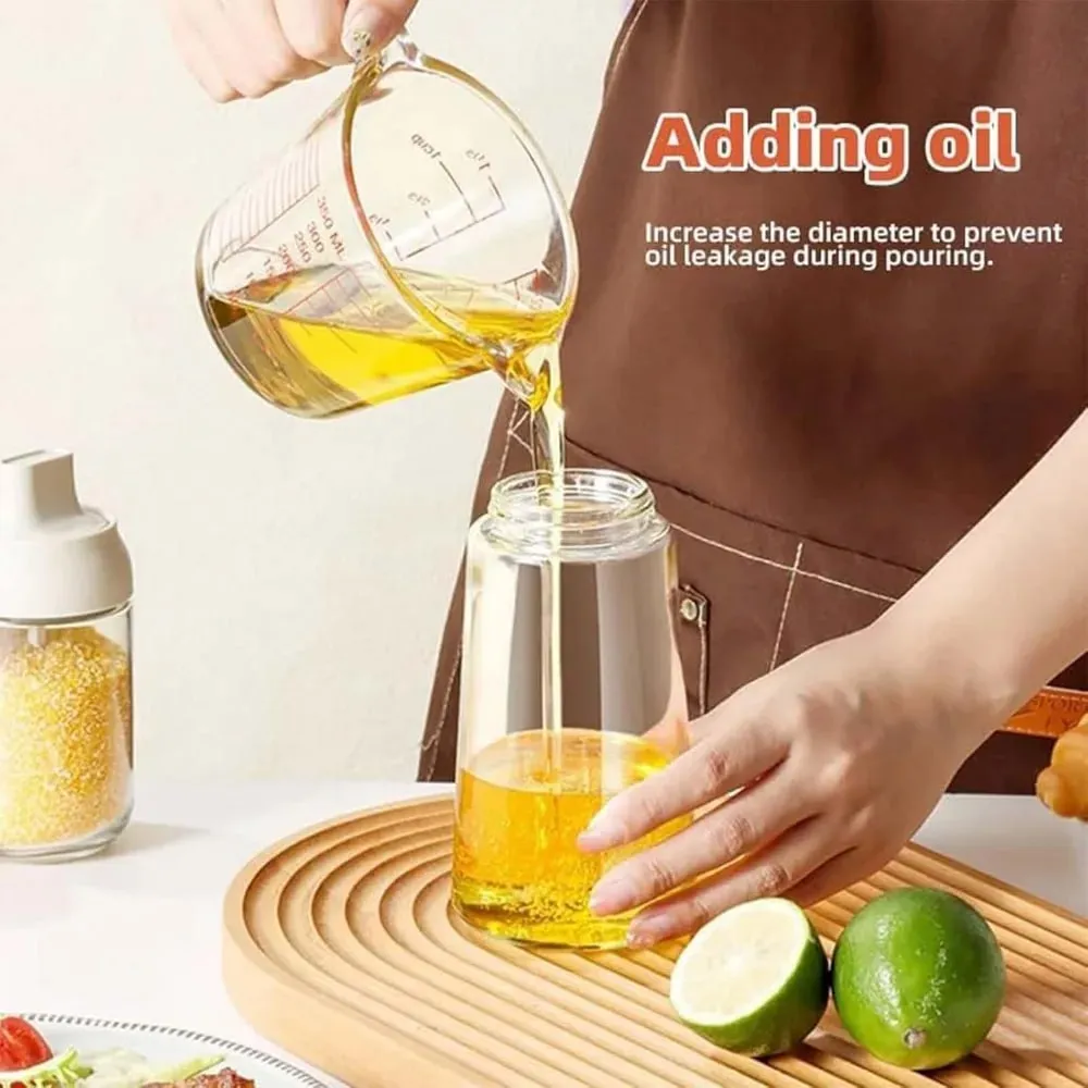 Pulvérisateur d'huile d'olive en plastique 500ml 2 en 1, 1 à 4 pièces, pulvérisateur d'huile de cuisson pour friteuse à Air de cuisine, cuisson de salade, grillades BBQ — image 3