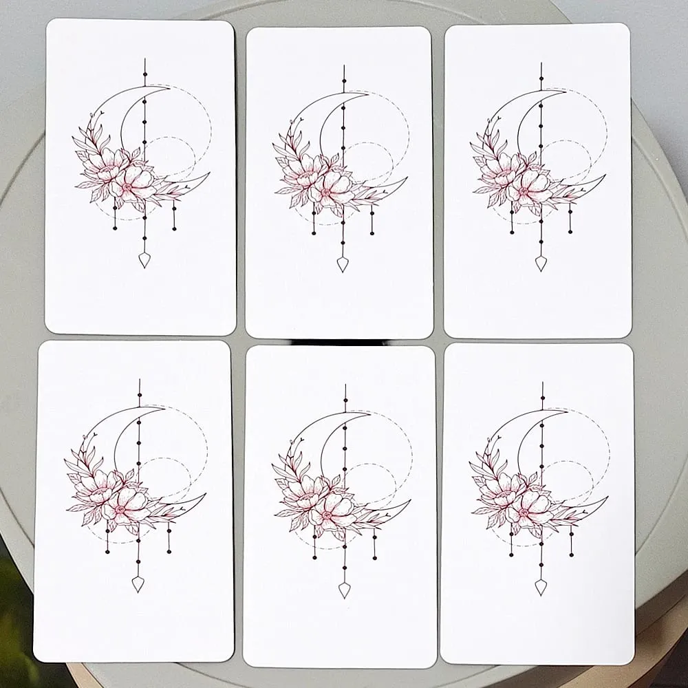 Rose Rider Tarot Deck in Tin Box - 11*6.2cm 78 Classic Vintage Pink Tarot Cards with Guidebook Aesthetic Rose Pink — image 4