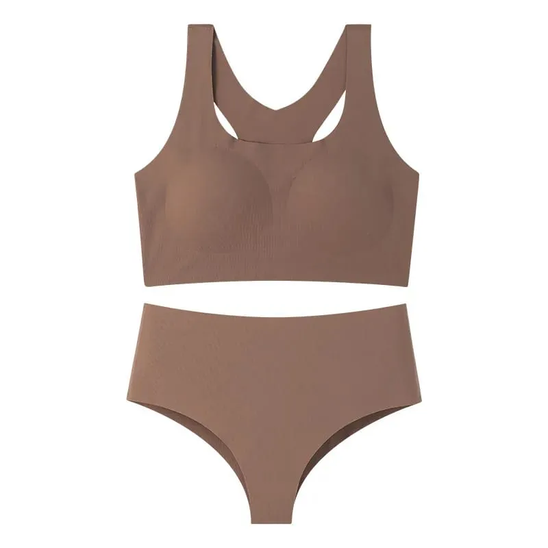 Women's Seamless Bra and Panty Set Racerback Smooth Everyday Lingerie 2026 — image 9