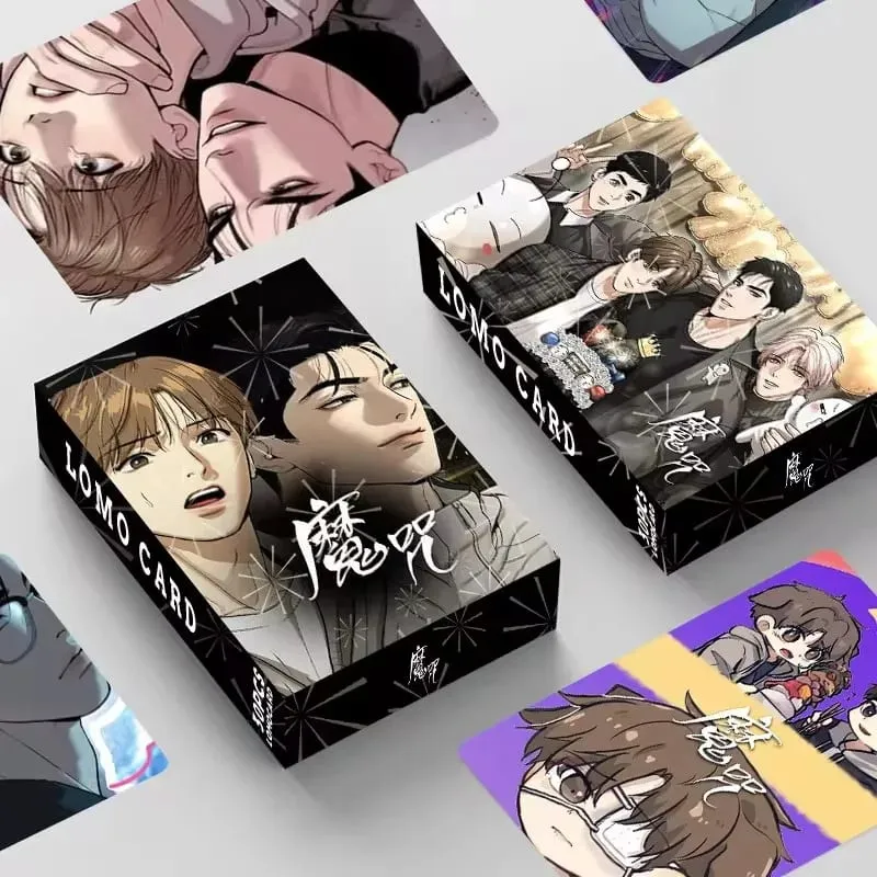 30 Pcs/Set Korean Manwha Laser Lomo Cards HD Photocards Comic Characters Cosplay Gift Set — image 2