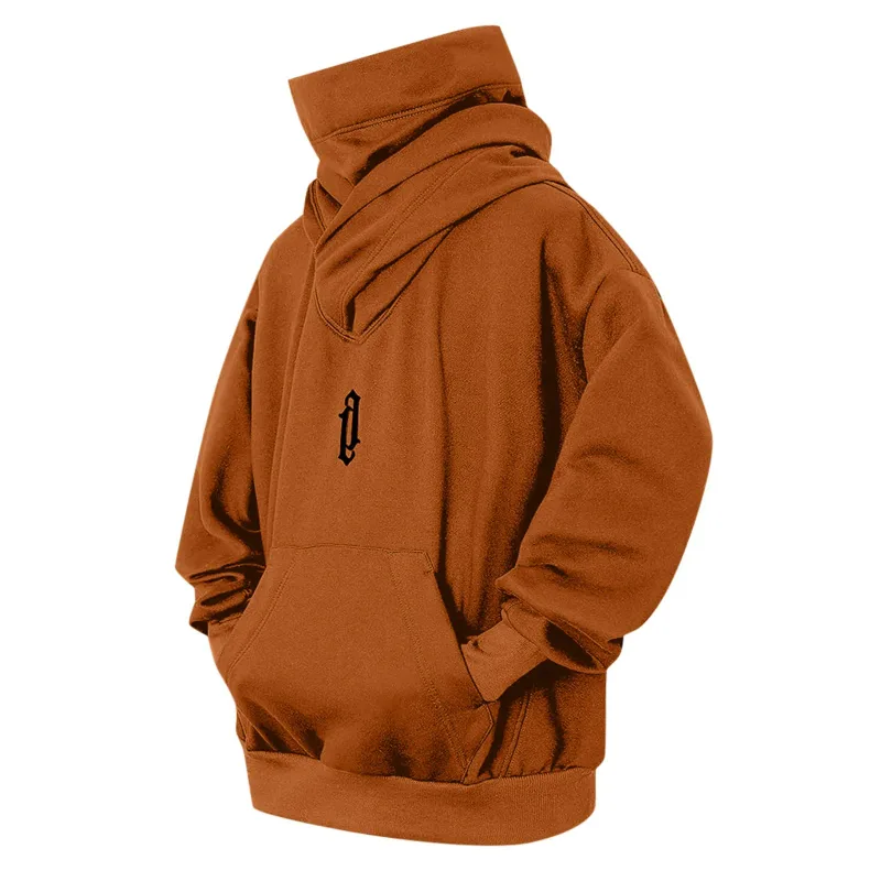 Embroidery Turtleneck Sweatshirt Oversized Y2K Lalaki Babae Hoody Japanese Ninja Hoodies Autumn Hip Hop Fleece Pocket Streetwear — image 12