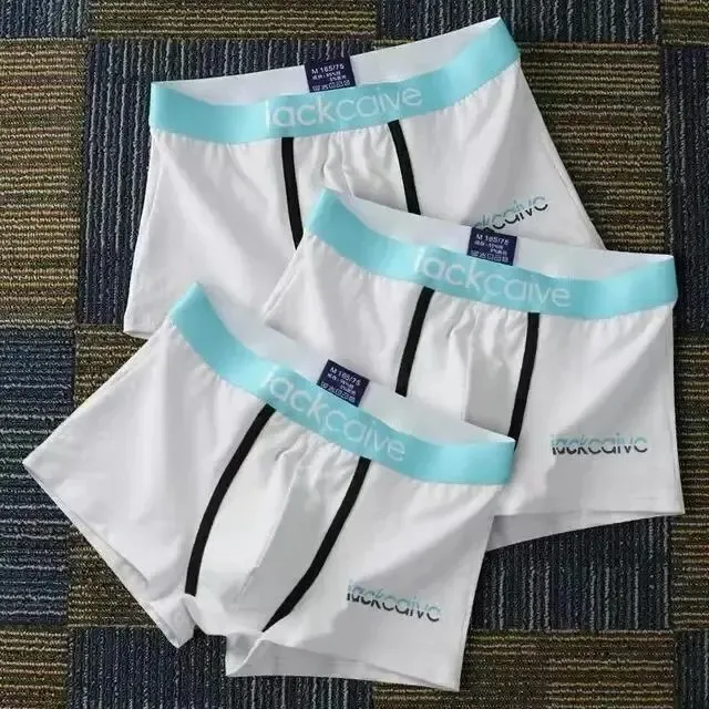 3 pçs calcinha masculina de algodão boxers masculino respirável homem boxer impresso cuecas confortáveis shorts masculinos roupa interior M-3XL — image 34