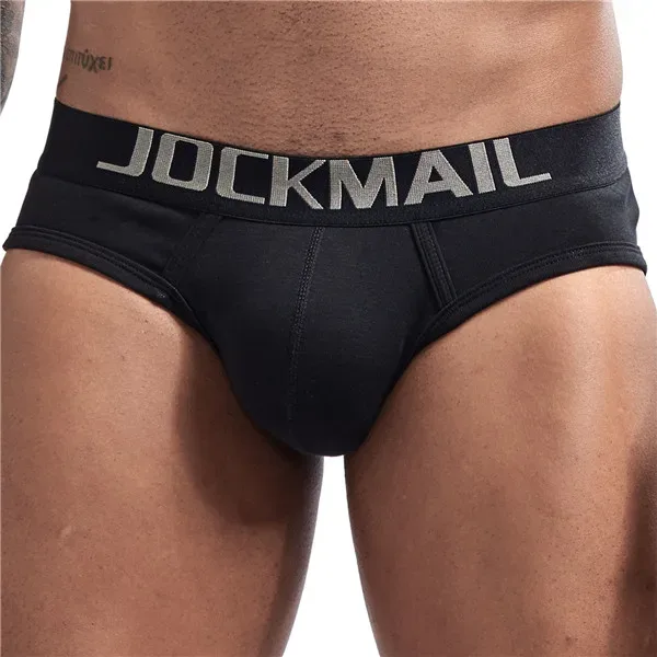 Marca masculina roupa interior respirável sexy briefs deslizamento cuecas de algodão confortável cueca masculino calcinha shorts