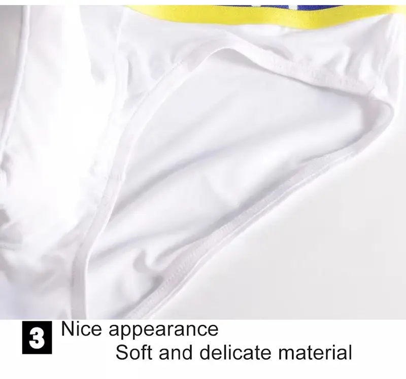 Men's Elephant Nose U Convex Briefs Breathable Mesh Silk Summer Underwear with Pouch