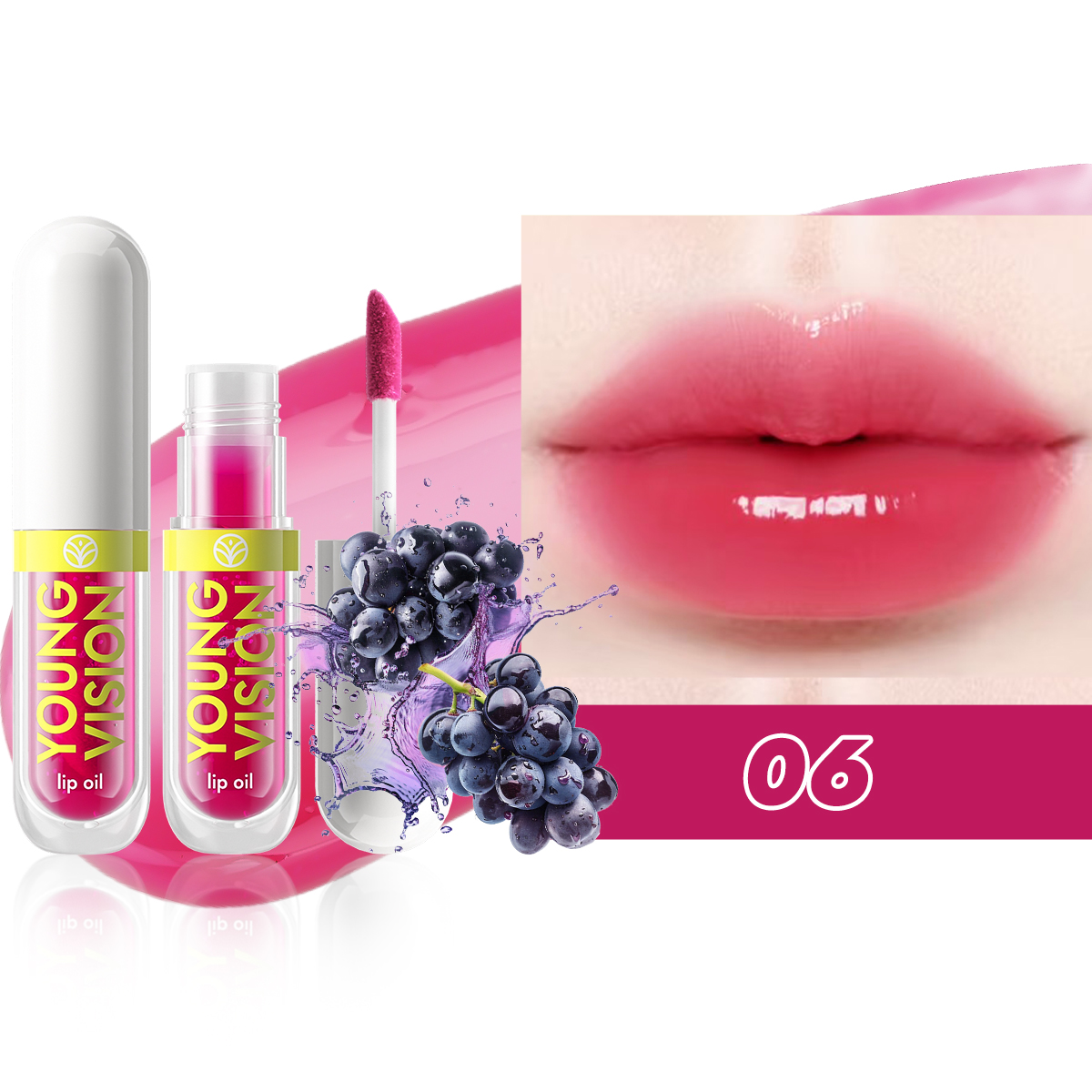 6 Color-Changing Lip Gloss Fruity Scent Moisturizing and Long-Lasting Smooth Hydrating Temperature-Activated Lip tint — image 15