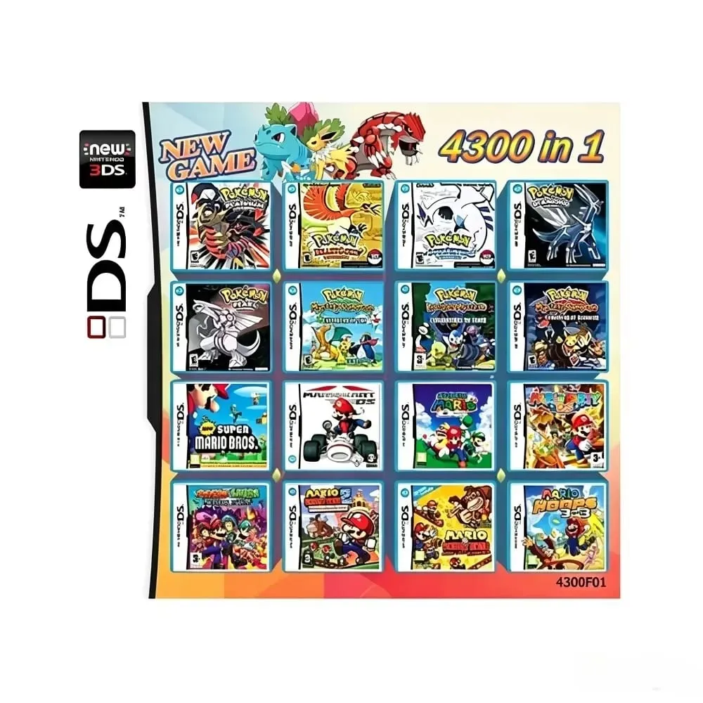4300 500 520 482 In 1 NDS Multi Game Card Retro Game Cartridge With Box For DS Lite DSi 3DS Game Collection — image 6