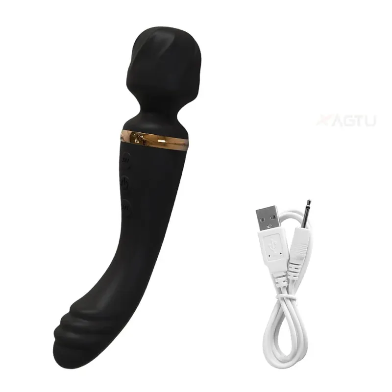 Vibrador de 10 velocidades, brinquedos sexuais para mulheres, varinha mágica, estimulador de clitóris anal, sem fio, masturbador feminino, brinquedos sexuais 18 + — image 12