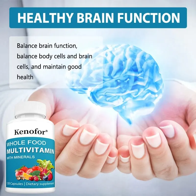 Cápsulas multivitamínicas contêm biotina e magnésio para antioxidantes, ajudam a aumentar a energia da função imunológica e a saúde imunológica — image 6