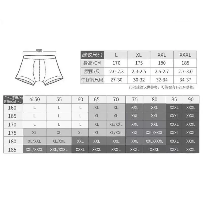 Panti ng Panlalaki Panlalaki Panlalaki Panlalaki Pack Shorts Boxers Underwear Slip Homme Calzoncillos Bamboo Hole Malaking Sukat — image 5