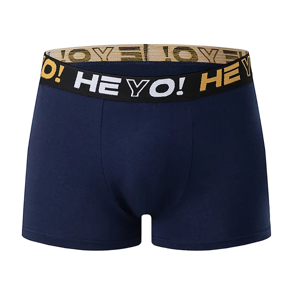4/10 Piece Set Of Multi-color Men's Underwear Comfortable And Soft Cotton Flat Angle Pants Elastic Waist Sports Base Shorts — image 17