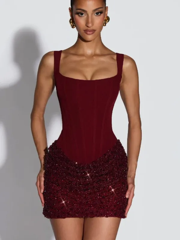 Solid Pleated Strapless Women's Dress Backless Off-shoulder High Waist Split Female Dresses 2026 Sexy Summer Evening Party Gown — image 20