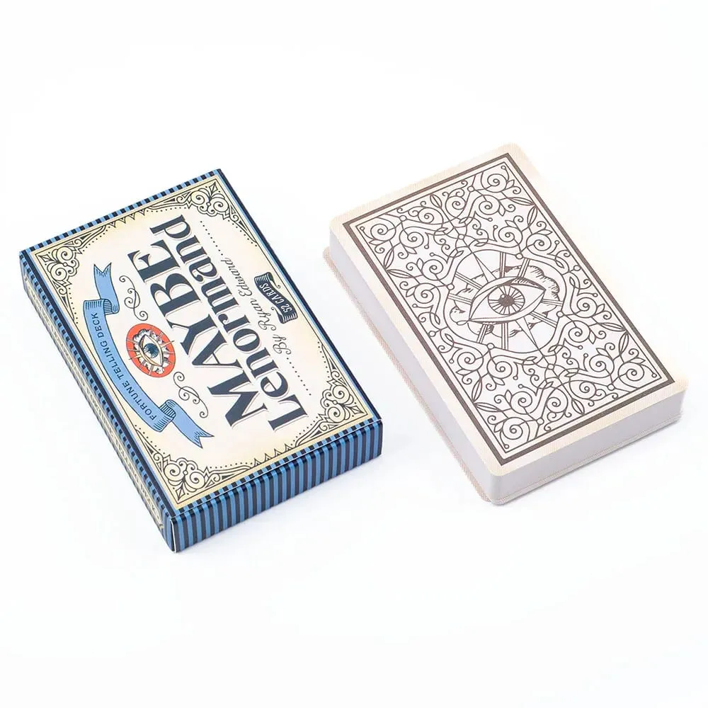Może Lenormand 52 karty talii 9.7*6.3CM angielskie wizje dla początkujących wróżbiarstwo edycja deska pokładowa granie w gry
