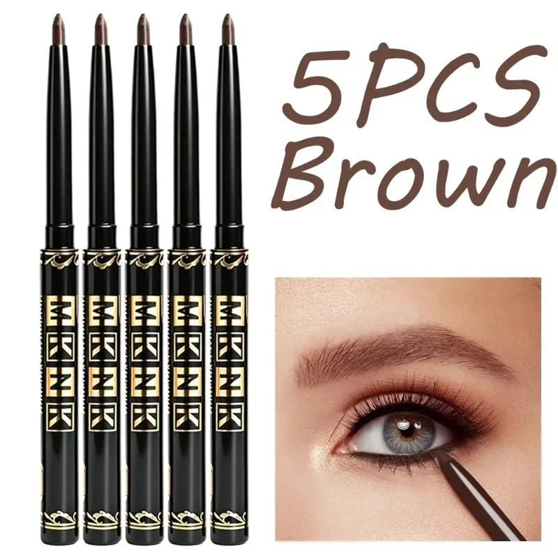 1-12pcs Waterproof Black Eyeliner Pencil Smudge-Proof Easy Twist Application Eye Gel for Beginner-Friendly Bold Punk Eye Makeup — image 13