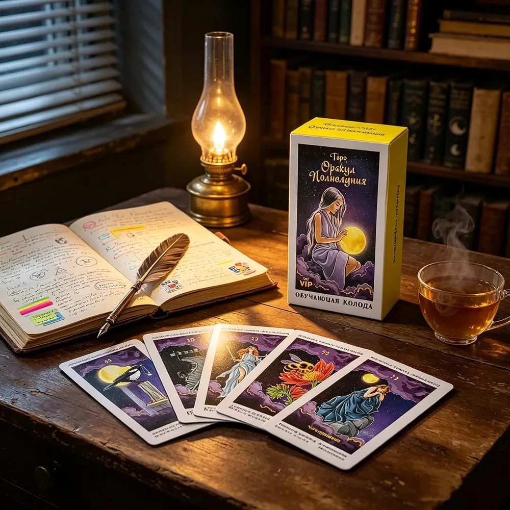 Opakyд Noдhoдyhuя Tarot Cards Russian Edition Divination Board Game with Guidebook Perfect for Meditation & Intuitive Read — image 2