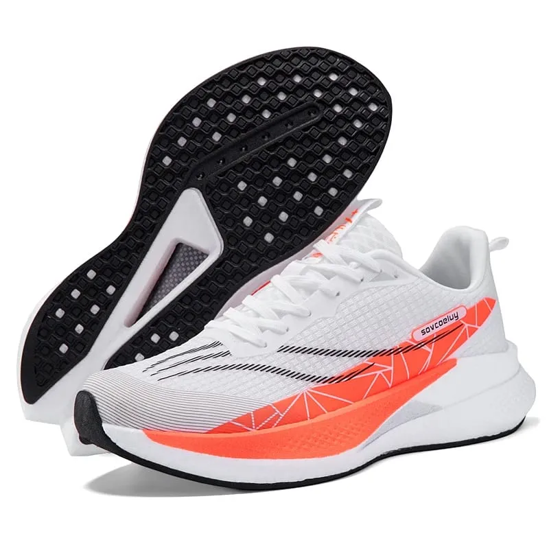 Carbon Plate Running Shoes Men Casual Marathon Athletic Sports Outdoor Travel Breathable Lightweight Comfortable Women Sneakers — image 8