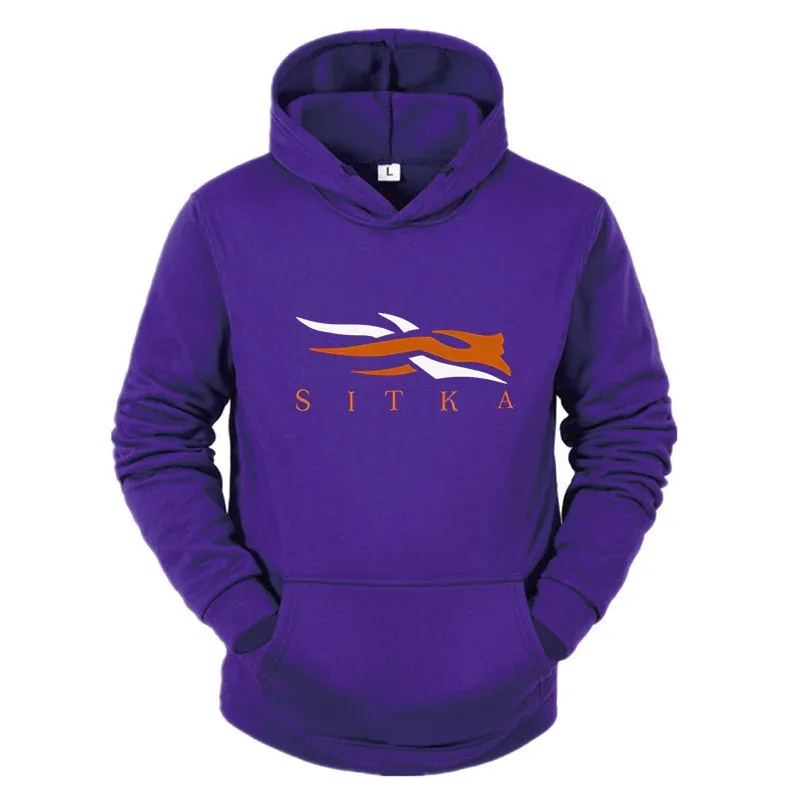 2026 Bagong SITKA Letter Printed Fashion Men's Street Harajuku Y2K Autumn/Winter Hoodie Hip Hop Warm Sports and Leisure Clothing — image 10