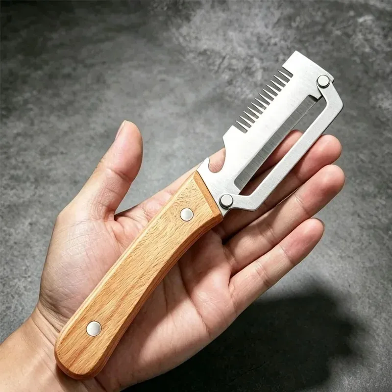 2PCS Kitchen Peeler Stainless Steel Vegetable Peeler for Cut Onions Slicing Fruit Vegetables Pumpki Specific Peeler Kitchen Tool — image 2