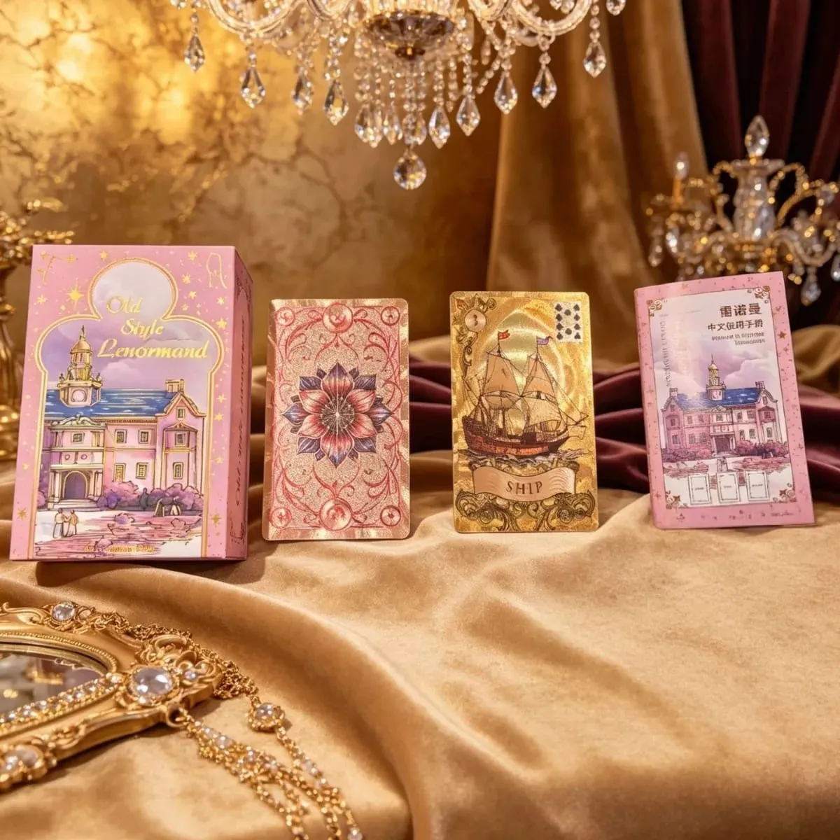38Pcs Lenormand Oracle Cards in A Rigid Box Gold Foil Waterproof PET Oracle Cards for Divination & Fortune Telling 12*7cm — image 6