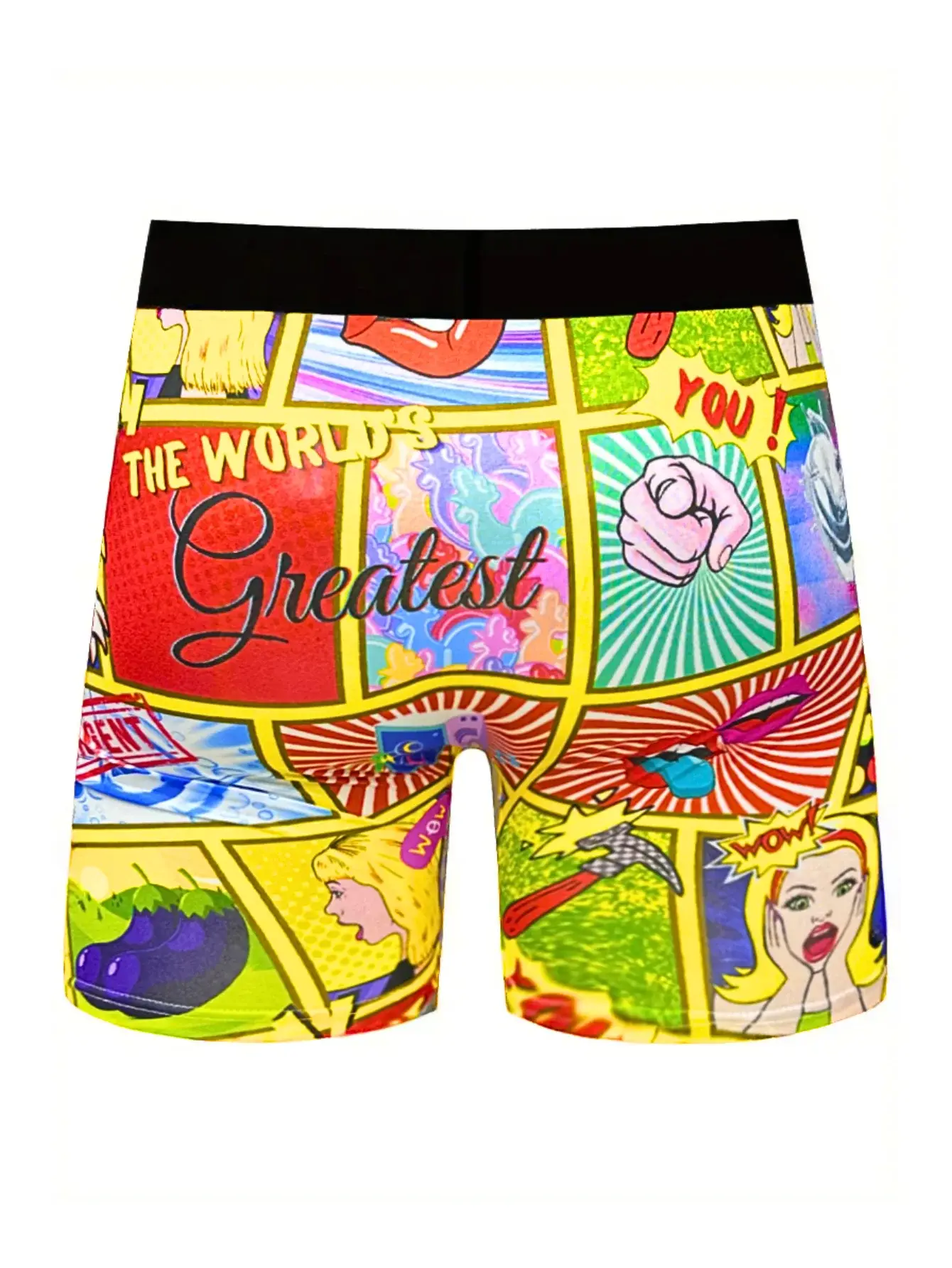 Men Underwear Casual Sports Boxershorts Men Print Long Boxers Teenagers Parents Sexy Funny Underwear Fashionable Printed Shorts — image 1