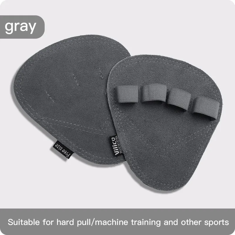 Luvas de treinamento de levantamento de peso de couro proteção palma das mulheres dos homens fitness esportes ginástica apertos pull ups treino de levantamento de peso — image 10