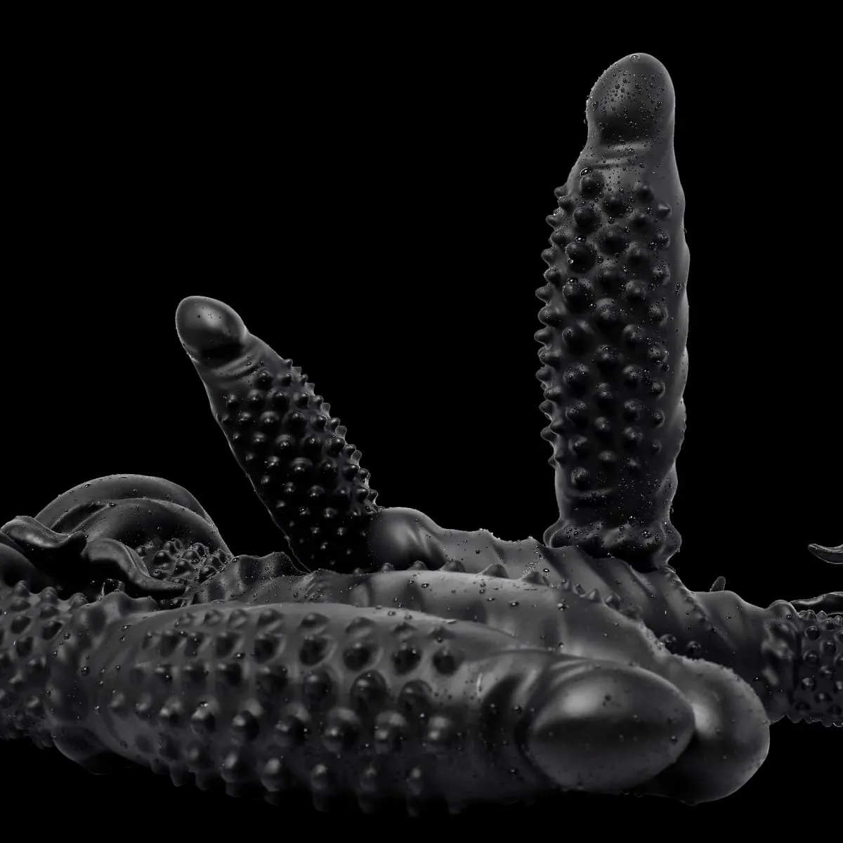 Oieffur Sexig Vuxen Anal Dildo Man Butt Plug för män Kvinnor Sexleksak i silikon med taggiga tentakel dildos för par Vuxenlek — image 6