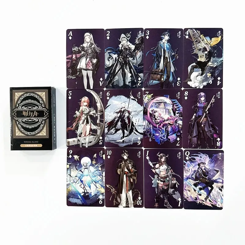 54PCS Arknights Game Character Poker Playing Cards Limited Edition Collectible Photo Fans Collection Gift — image 3