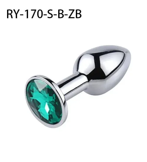Plugue anal de metal para ânus de cristal, base de joias para jogador iniciante para jogador sênior, 5 tamanhos sm, massagem ponto g, brinquedos sexuais bdsm, 1 peça — image 15