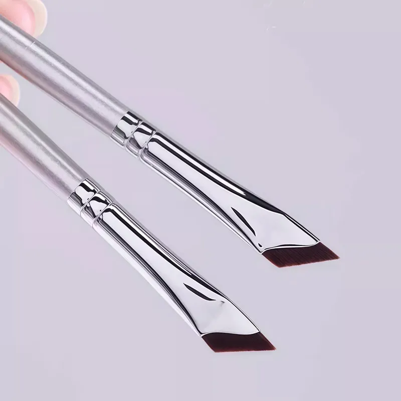 Sickle Eyeliner Brush Diagonal Eyebrow Brushes Blade Brush Undereyelid To Sleeping Silkworm Detail Brush Ultra-thin Makeup Tools — image 6