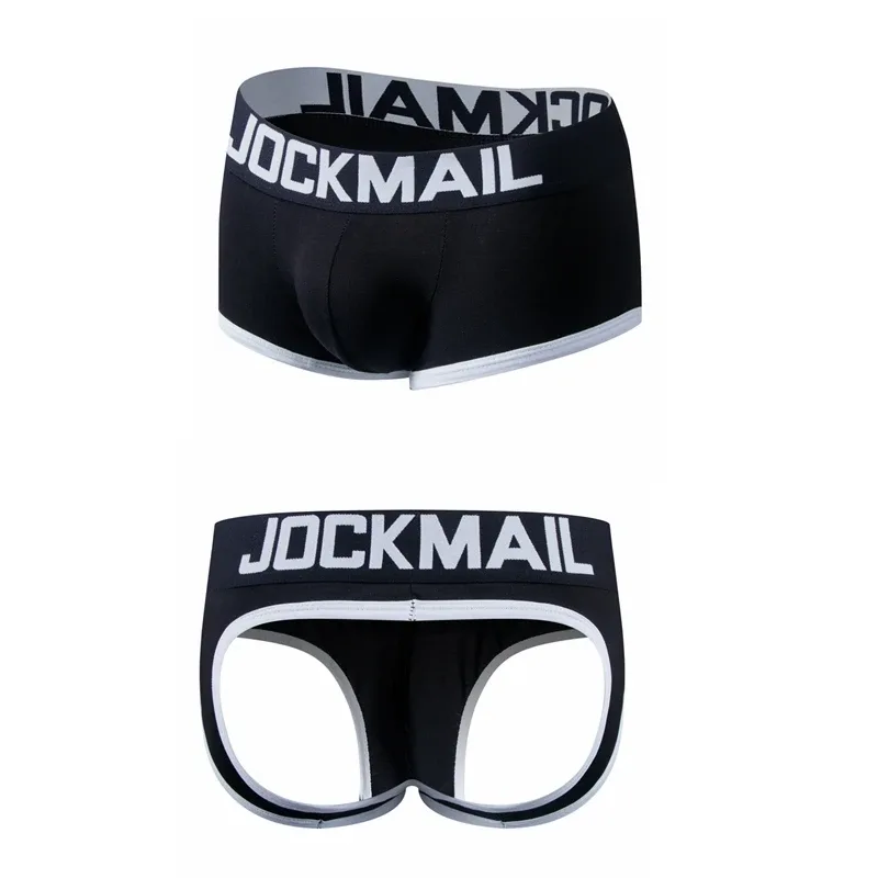 Mens Underwear Jockstrap Boxer Trunks Gay Penis Pouch Cueca Boxer Calzoncillos Hombre Man Boxer Shorts Sleepwear Gay Panties — image 35