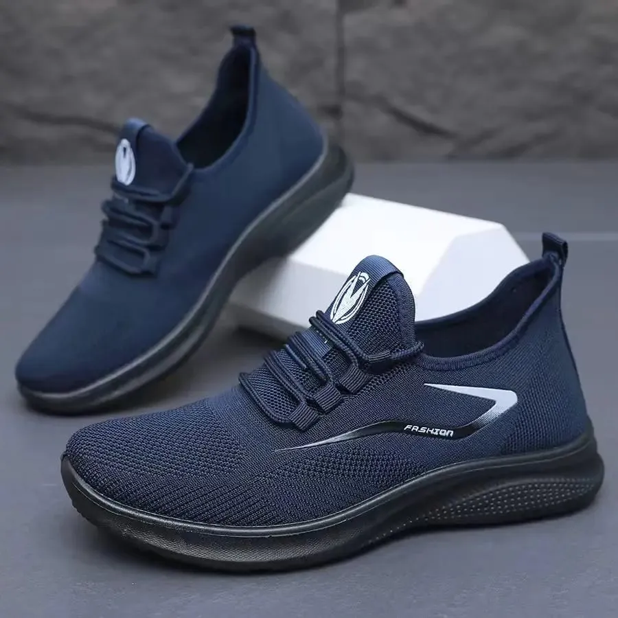 Nefes alabilen Hava Örgü Üst Slip On Ayakkabı Esnek Yumuşak Kaymaz Taban Günlük Koşu Eğitmenleri Tüm Sezon Günlük Giyim için — image 7