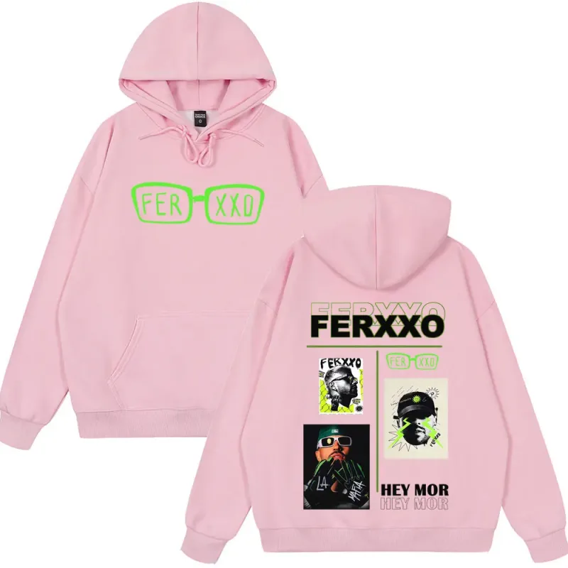 Rapper Feid Ferxxo Tour 2026 Print Hoodie Men Women Fashion Sweatshirts Casual Hip-hop Loose Long Sleeves Oversized Pullover — image 12