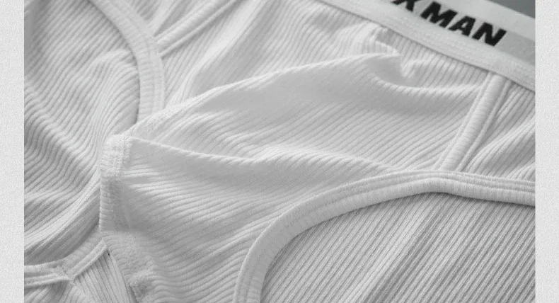 3Pack Summer Single Layer Herr Underkläder Lågfärgade Trosor för Herr Elastisk Comfort Fit Kalsonger Ropa Interiör Hombre — image 14