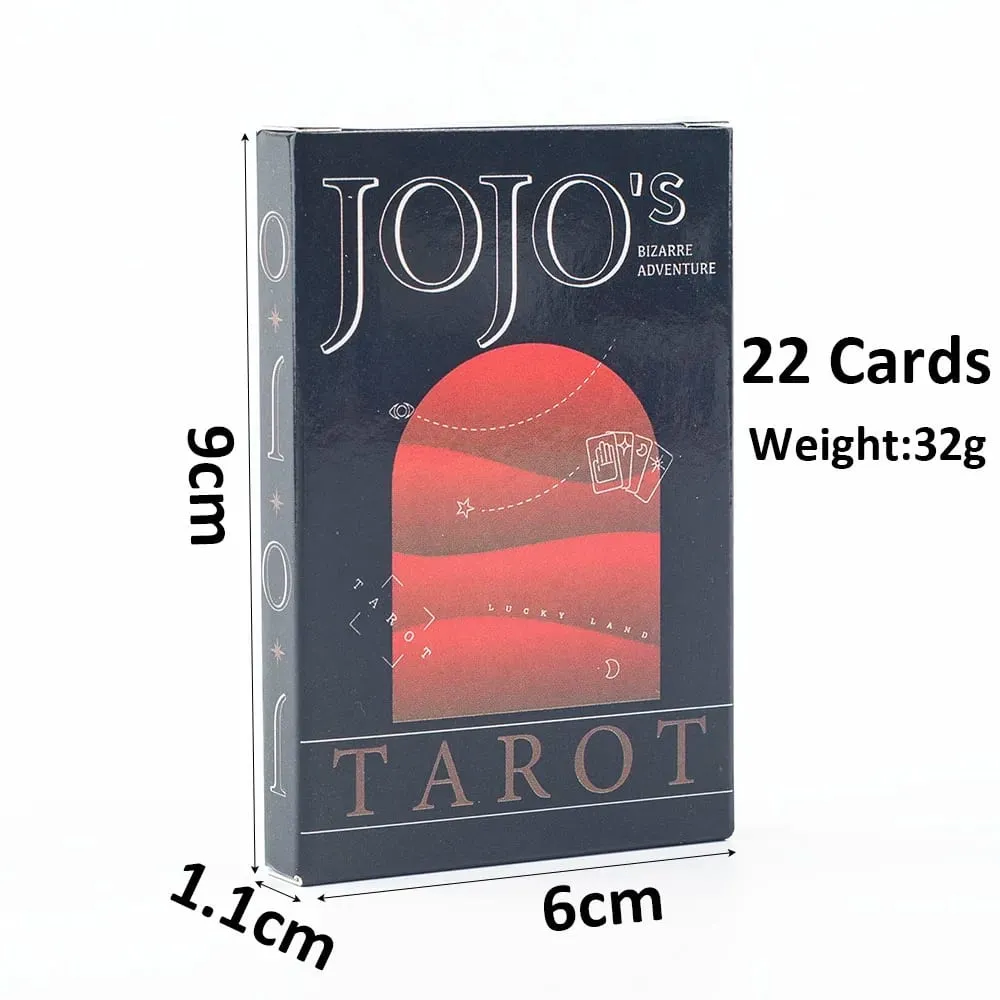 22 Major Arcana JoJo Tarot Cards - Stardust Crusaders Anime Collectible Tarot Deck 9*6cm — image 3