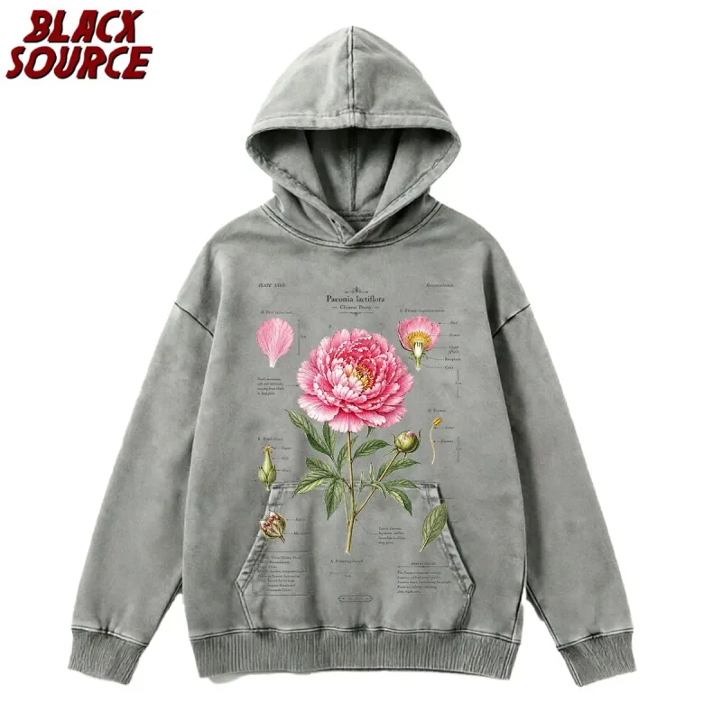 T412 moletom com estampa de letras rosas americanas, moletom casual masculino, streetwear urbano respirável, roupa diária moderna — image 21