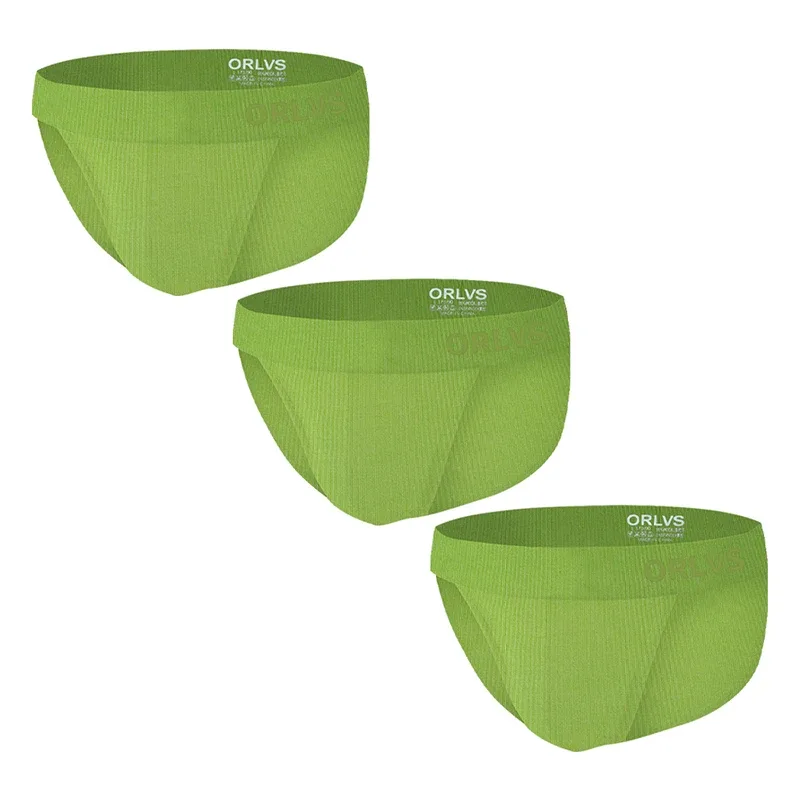 1PCS Men's Modal Ultra-Thin Barely-There Briefs U Convex Pouch Bright Solid Color Elastic Waistband Breathable Daily Underwear — image 7