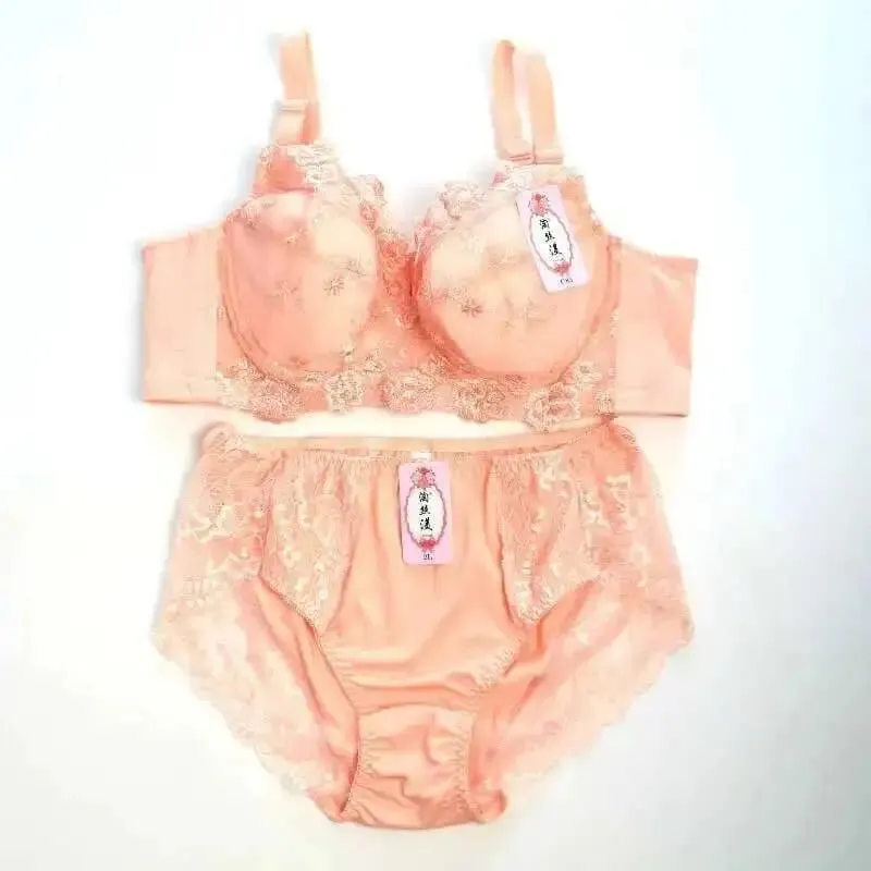 Bra Set Lingerie Bras Para sa Babae Underwear Sets Intimate Embroidery Plus Size Damit 2 Piece Bra Brief Sets B C D E F G H — image 8
