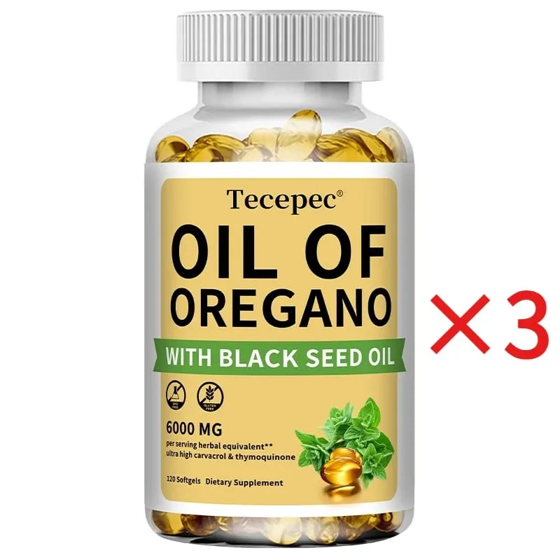 Oil of Oregano with Black Seed Oil 2 in 1 Oregano Supplement for Immune Health Digestive Health Non-GMO — image 11
