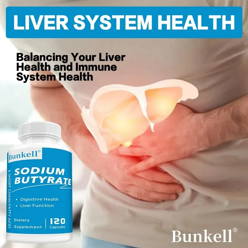 Sodium Butyrate Supplement - Helps Gut Health Detox and Cleansing of The Liver Digestive Health Non-GMO — image 3