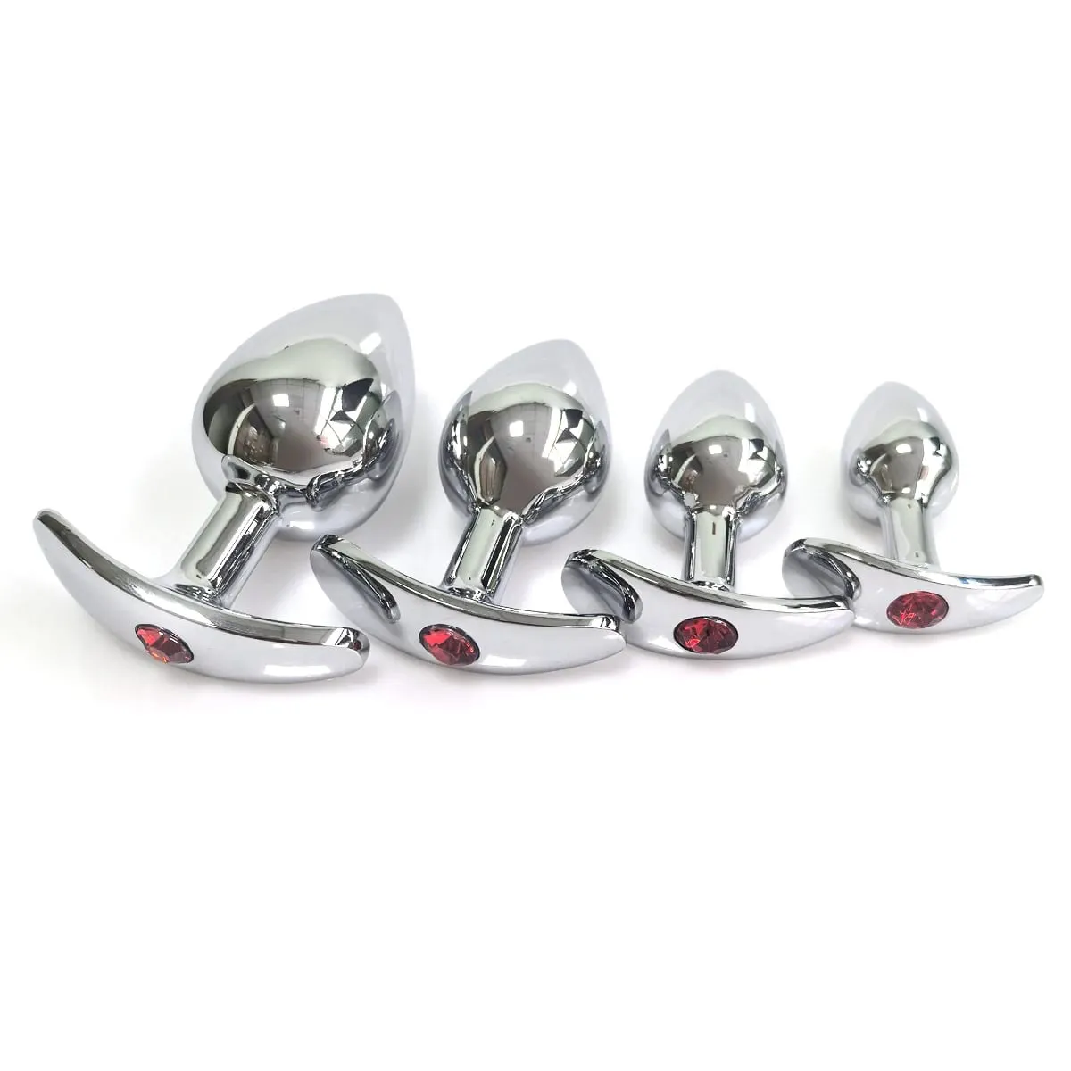 4 Size Metal Anal Plug Anchor Base Fit the Hip Design Tail Female/Male Dildos Couples Adults Game Adult Toys Sex Toys — image 5