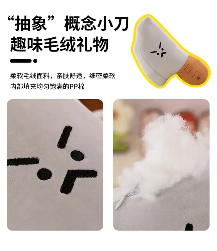 Small Knife Doll Plush Toy Funny Abstract Cutting Knife Hug Pillow Doll Grab Machine Doll Gift Kawaii Peluche — image 8