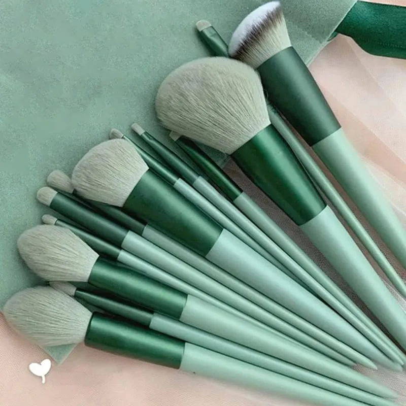 8/13PcsMakeup Brush Set Fluffy Professiona Cosmetic Foundation Powder Eyeshadow Kabuki Make Up Brush Beauty Tool Makeup. — image 1