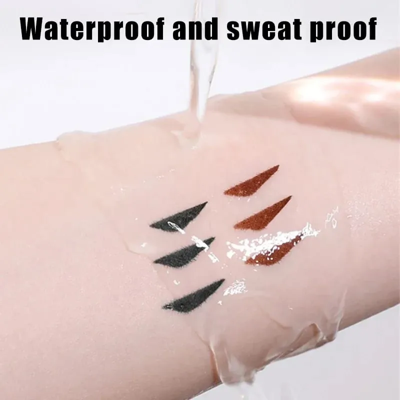Waterproof Double-Wing Integrated Eyeliner Stamp - Sweat Proof & Long Lasting Easy to Use for Beginners Lazy Makeup Stencil — image 3