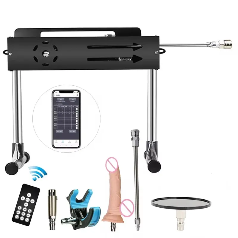 Máquina de masturbação automática super poderosa de 200w, 1-15cm, com acessórios de vibrador, suporta três controladores, máquinas sexuais — image 14