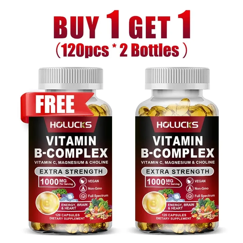 Buy 1 Get 1 Free! Pure Vitamin B Complex Supplement for Energy Metabolism & Nervous System Immune Defense & Stress Relief — image 8