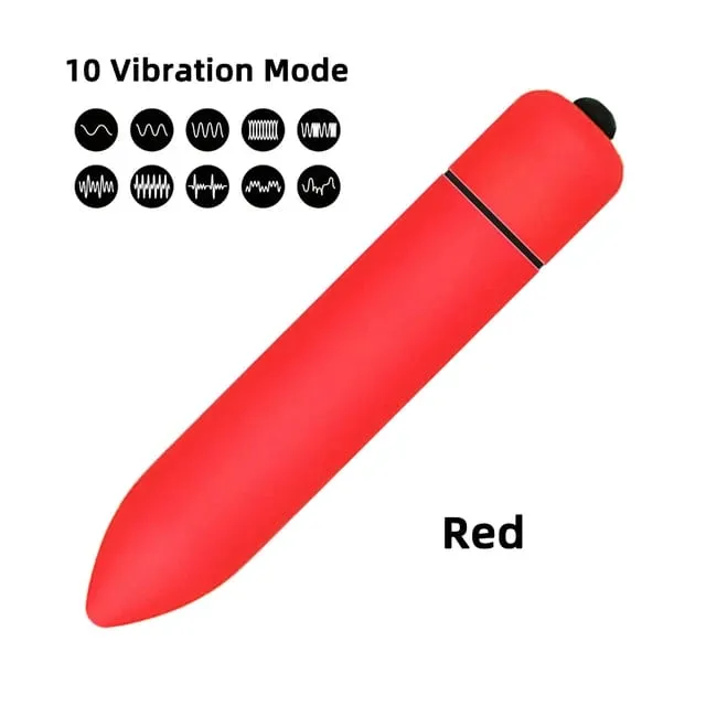 10 Speed Mini Bullet vibrator dildo Sexleksaker för kvinnor G Spot Vagina Klitoris stimulator vibrator för kvinnor Sexleksaker för vuxna 18 — image 9