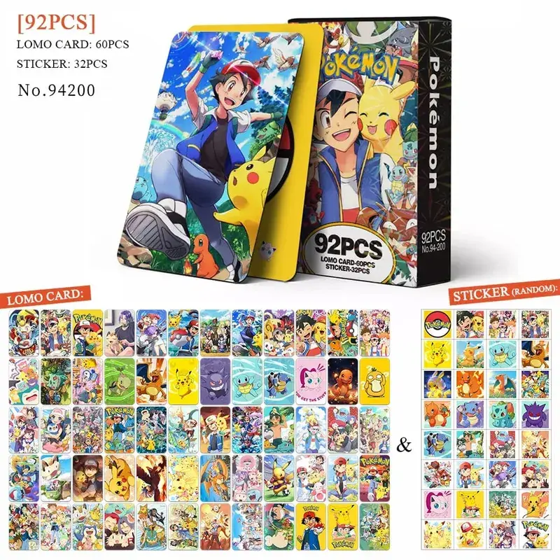 Tarjeta postal de Anime Attack on Titan Lomo, juguete Haikyuu boticario diarios Honkai Star Rail, tarjetas de colección con pegatinas de regalo — image 32
