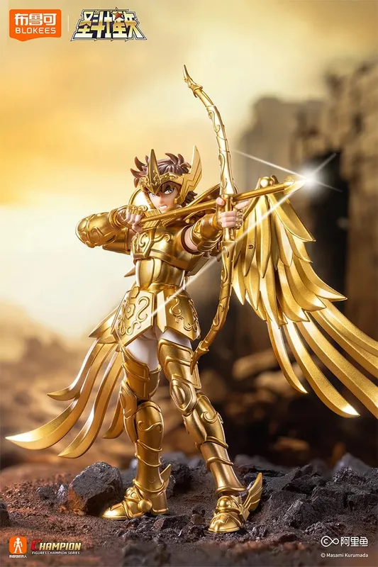 In Stock BLOKEES Saint Seiya CLASSIC CLASS Gold Saint Virgo Shaka Pisces Aphrodite Andromeda Cygnus EX Gold Assembled Model Toys — image 7